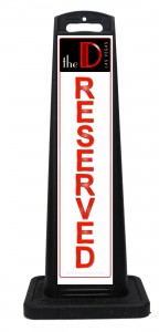Custom Portable Reserved Parking Sign
